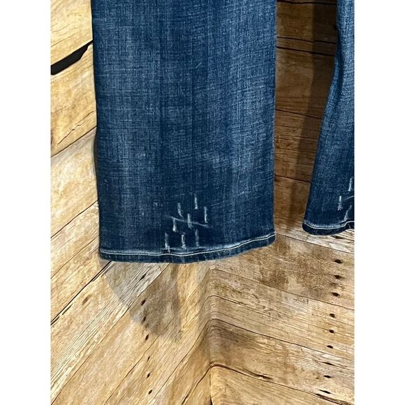 ROCK AND ROLL COWGIRL LOW RISE DISTRESSED BOOTCUT WESTERN BLING RODEO JEANS - Picture 12 of 14